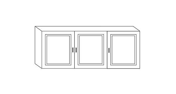 3 Door Wall unit