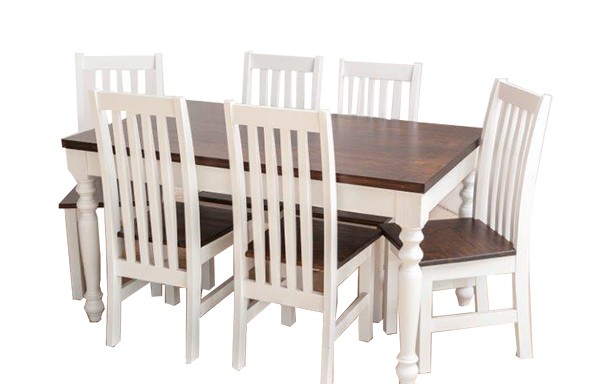 1800 x 900 Bastille Table & 6 chairs