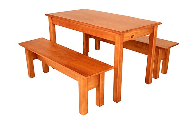 1500 x 900 Table with 2 benches