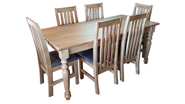 1800 x 900 Table with 6 Eton chairs