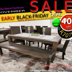 De-Beers-Furniture-Early-Black-Friday-Sale-2020-Deal26-Rustic-Diningroomtable-set